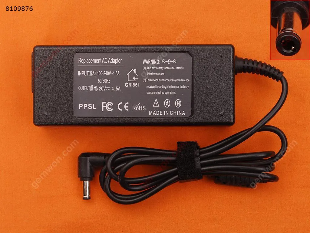 Picture of Lenovo 20V 4.5A 90W Φ5.5*2.5mm (High Copy)