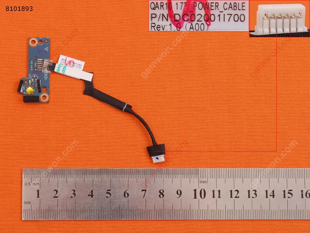 Picture of Power Button Board With Cable For DELL Precision M6700 LS-7938P