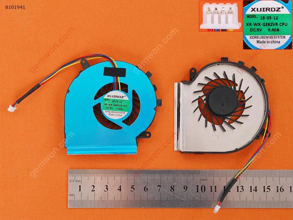Picture of MSI GE62 GE72 PE60 PE70 GL62 (4 Pin,For CPU fan,OEM)