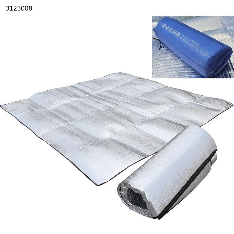 Picture of 2*1.5m double sided aluminum picnic mat crawling mat mat (silver)