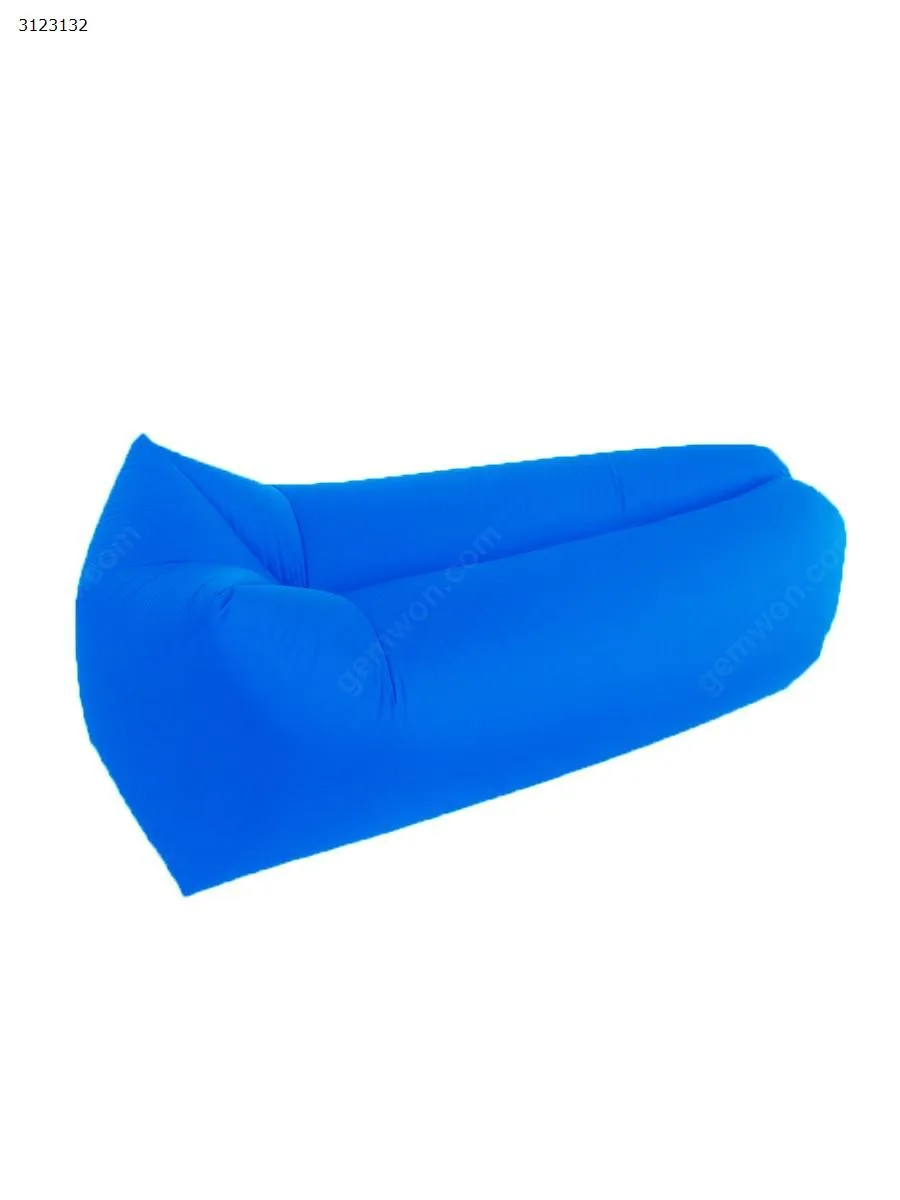 Picture of Inflatable sofa sleep recliner / air sofa / air bed outdoor camping waterproof, portable, fast inflatable nylon beach, camping, outdoor (blue)