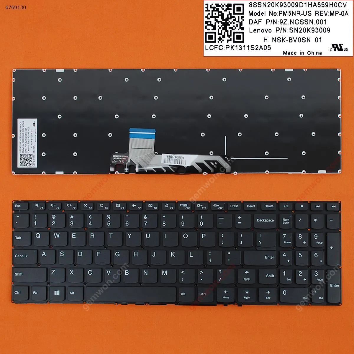 Picture of LENOVO Ideapad 310S-15ISK 510S-15ISK 310S-15IKB BLACK win8(Without FRAME)