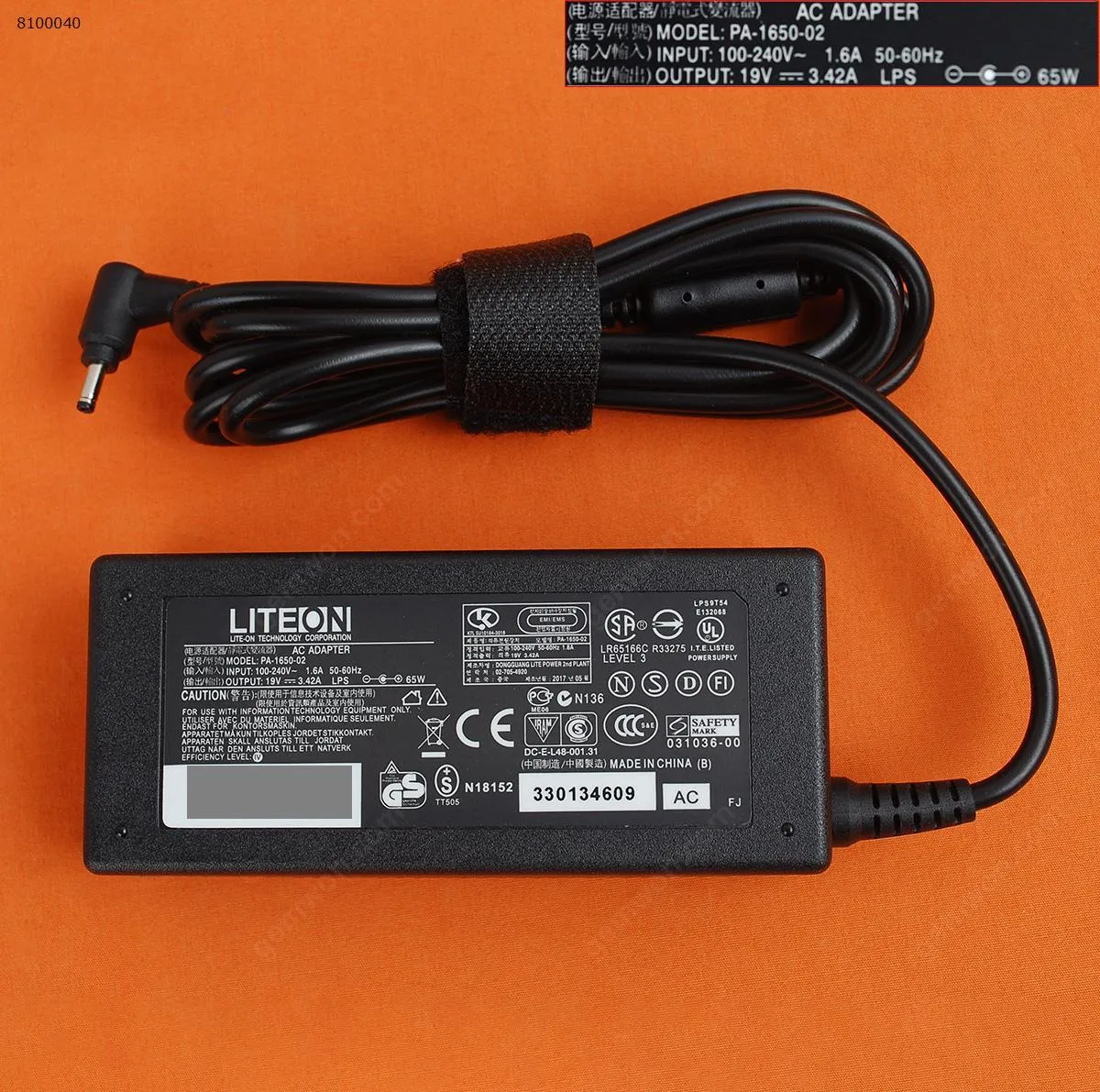 Picture of Acer 19V 3.42A 65W Φ3.0x1.0mm (Quality：A+) Black