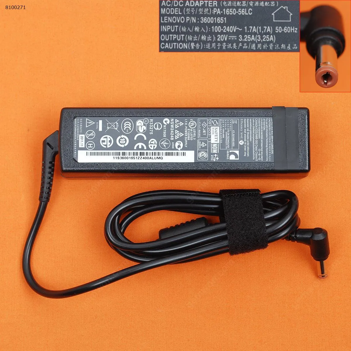 Picture of Lenovo 20V 3.25A 65W Φ5.5x2.5mm ( Quality : A+ ) 