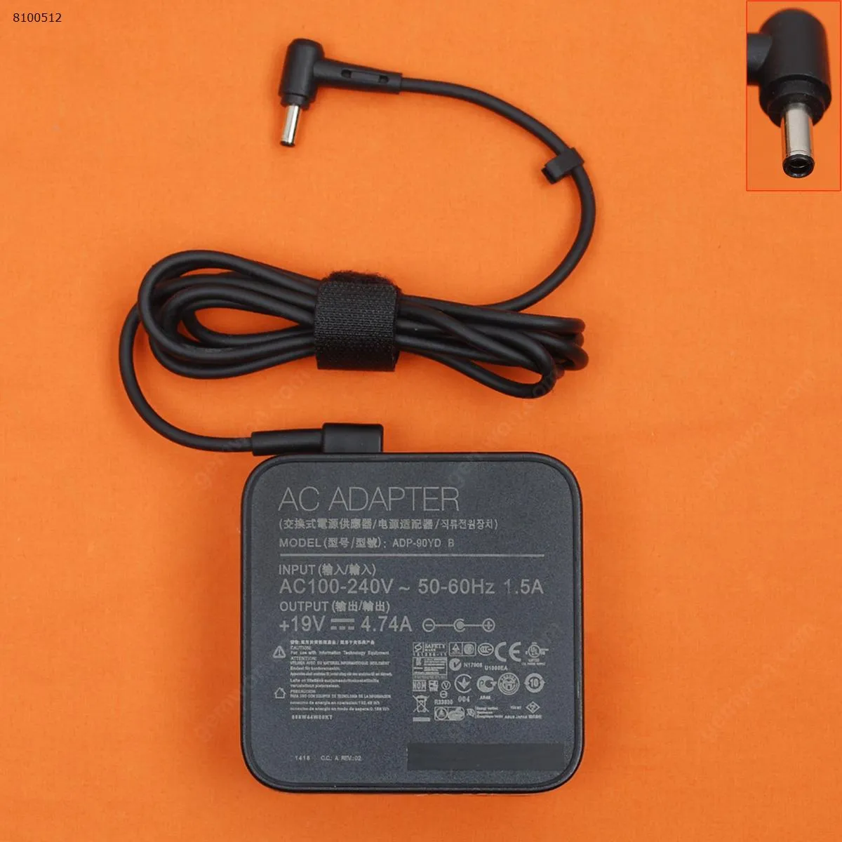 Picture of Asus 19V 4.74A 90W Φ4.5x3.0x0.7mm ( Quality : A+ )