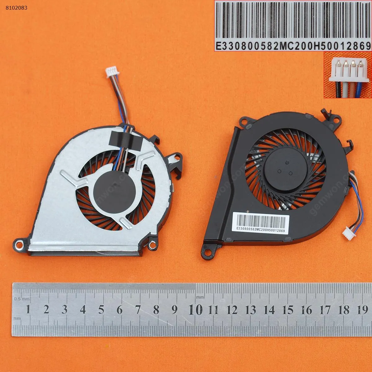 Picture of Laptop fan for HP 15-AX033DX 15-AX043DX 15-AX103TX 15-AX200 Series TPN-Q173 15-BC013TX BC015TX BC011TX BC024TX(High copy)