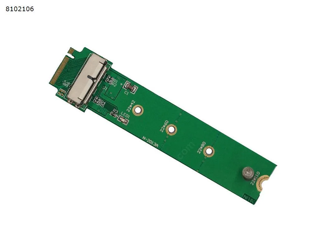 Picture of PCI-E 4X/2X M.2 NGFF M-Key To Macbook A1493 A1502 A1398 A1466 A1465 SSD 16+12pin(2013-2016 years)