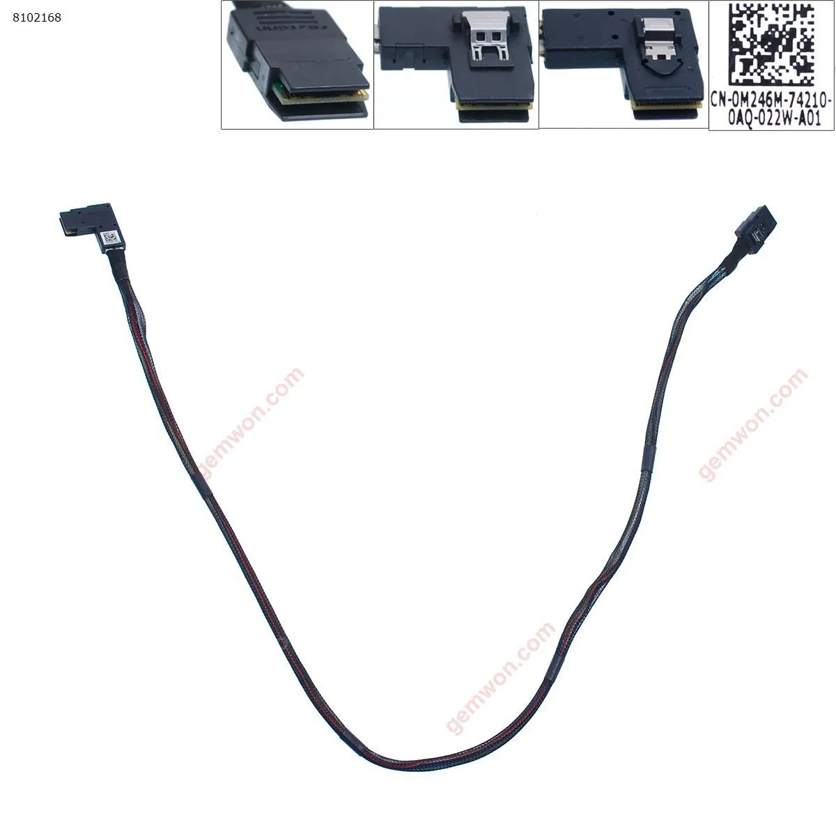 Picture of 2PCS H700 H200 6GBPS SAS Cables DELL PowerEdge R610 Server M246M(95% New)
