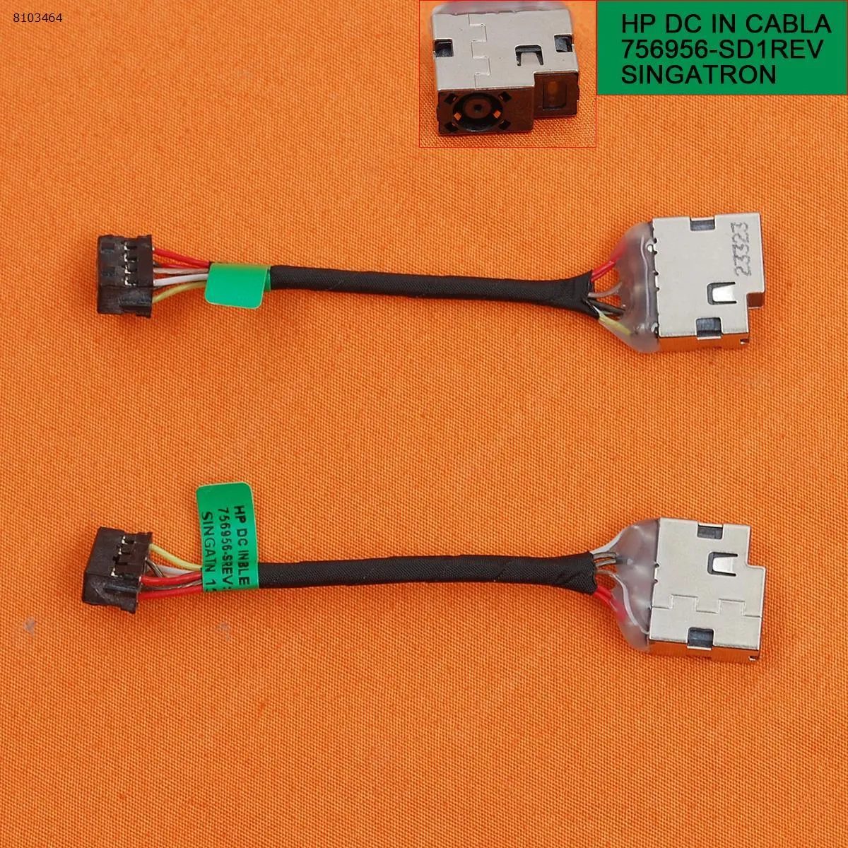 Picture of DC IN power Jack HARNESS CABLE SOCKET FOR HP 763699-001 756966-FD1 756956-SD1