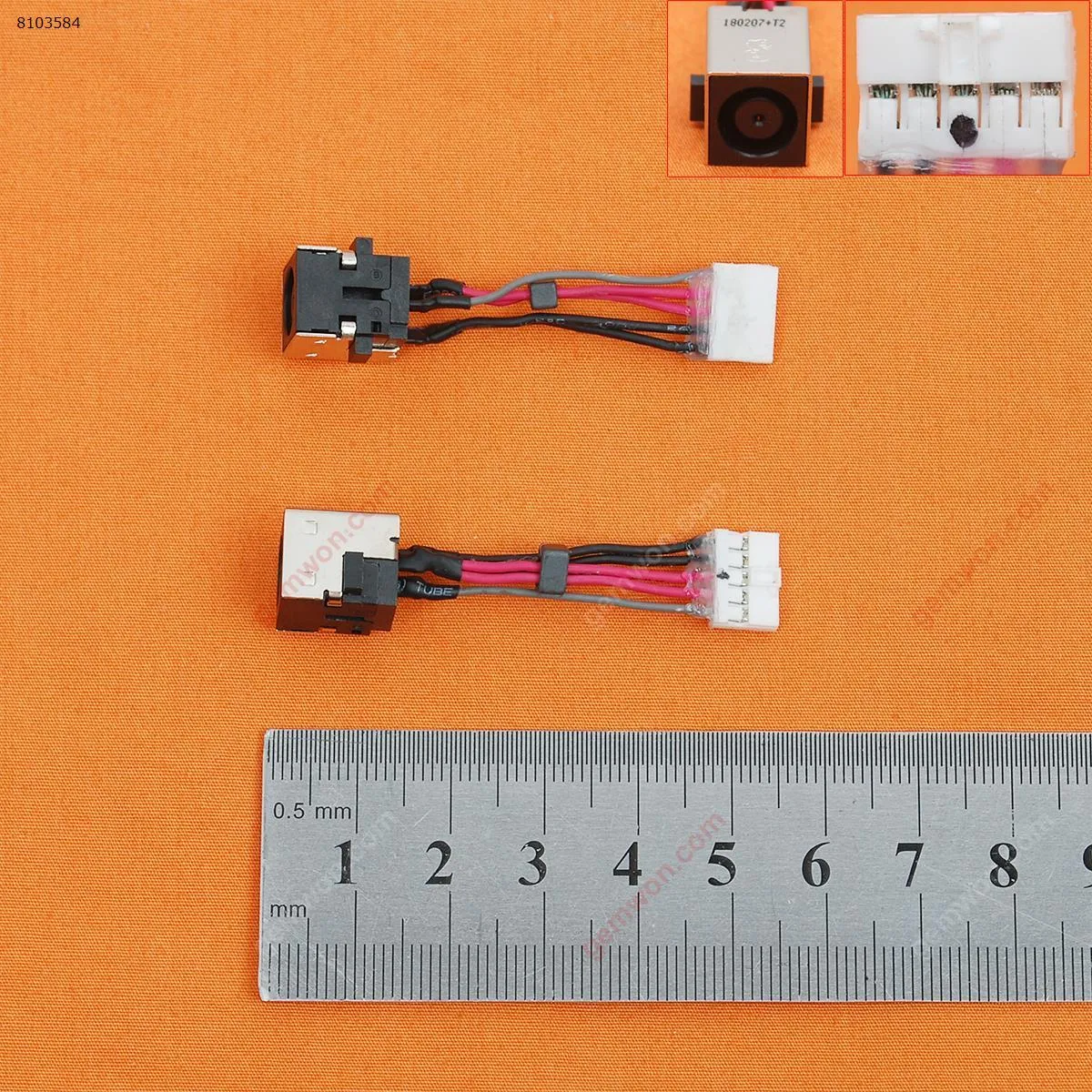 Picture of Dell Latitude E5450 DC Power Input Jack with Cable - P95KW/Latitude E5470 DC30100VA00 04XV4N