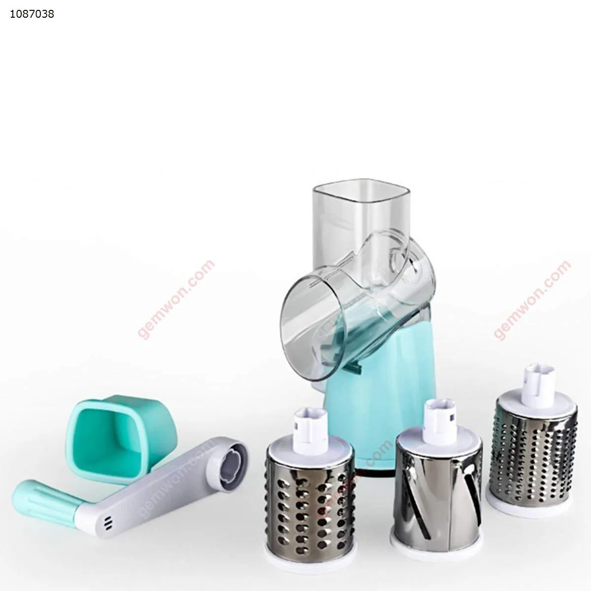 Picture of Manual Vegetable Potato Roller Cutter Stainless Steel Blade Kitchen Slicer Cutting Machine - Hair Curler Pigeon Tool Cutlery Rolling