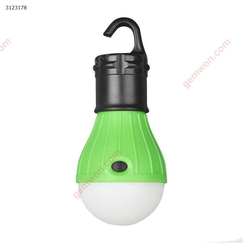 Picture of Portable camping tent light emergency hiking outdoor lantern light bulb (green)