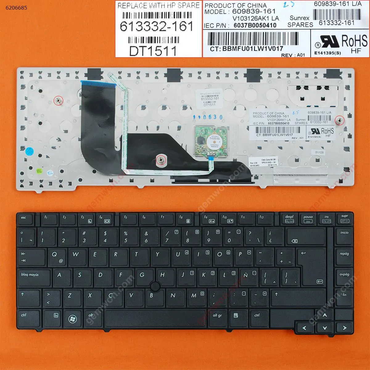 Picture of HP PROBOOK 6440B BLACK(With Point stick)