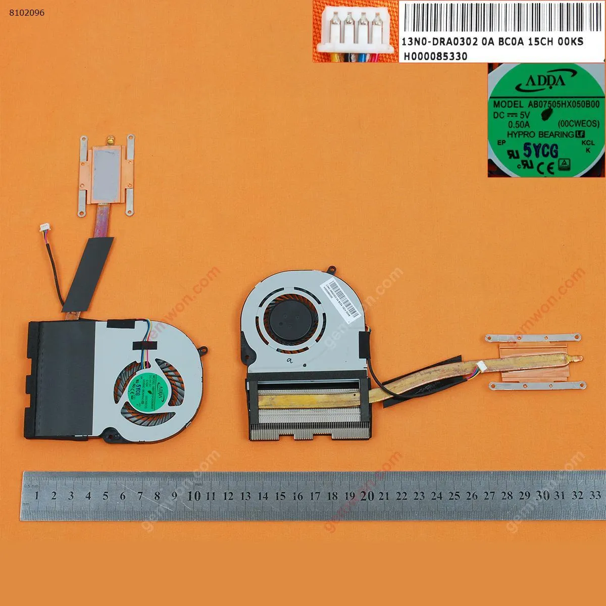 Picture of Toshiba Satelite Radius P55W-C E45W-C Series(ADDA Brand,Fan + Heatsink,20cm)