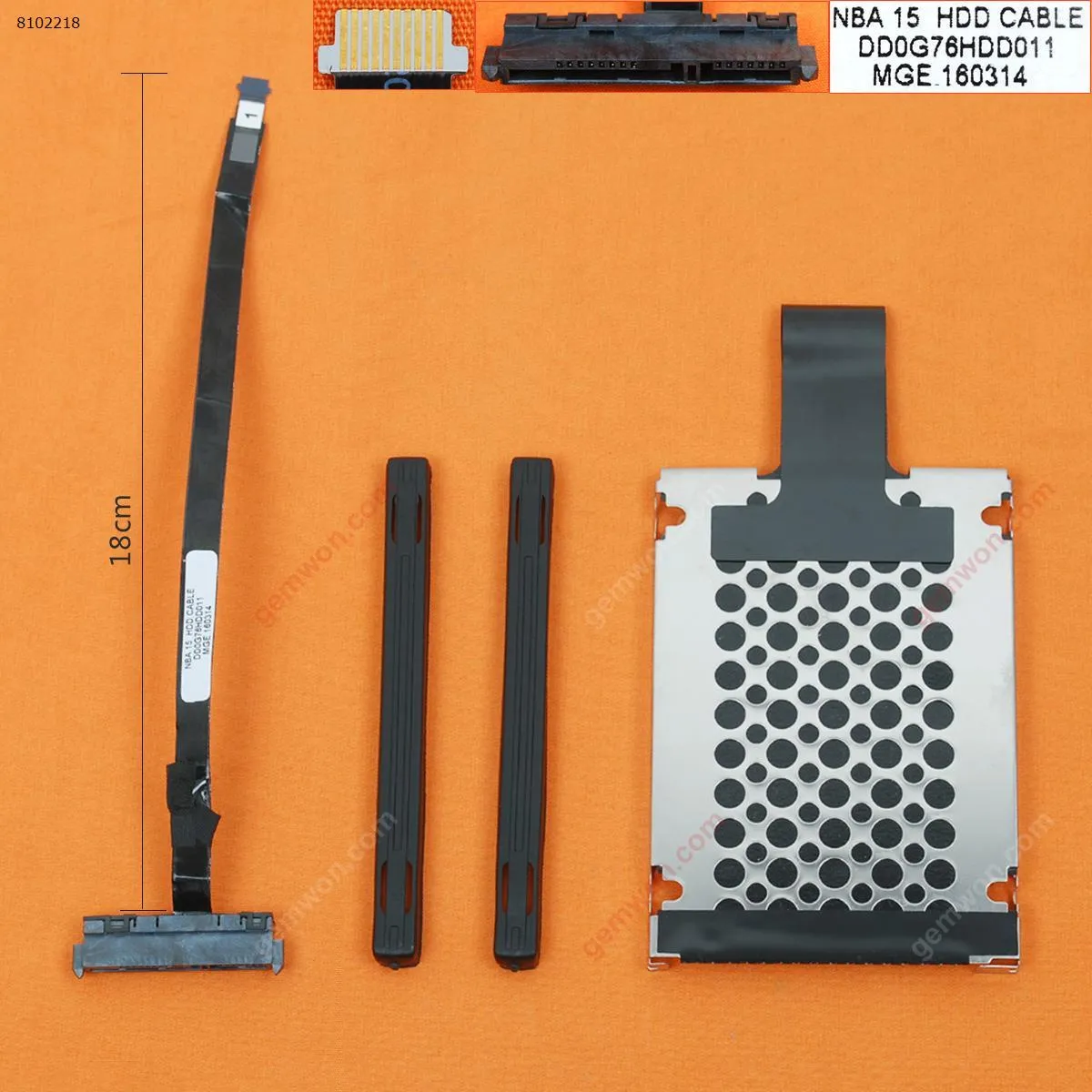 Picture of Hard Drive Disk Tray HDD Caddy & Connector Cable For HP Pavilion 15-C 15-CB 15-CC 15-CK 15-CB000TX(For Long Line)