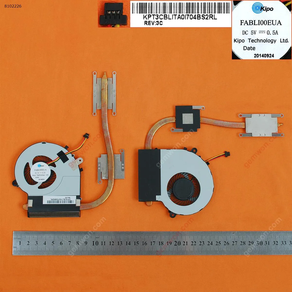 Picture of Toshiba Satellite L50-B L55-B L50D-B L55T-B L55-B5267 3pin(Independent Graphics,Heatsink )