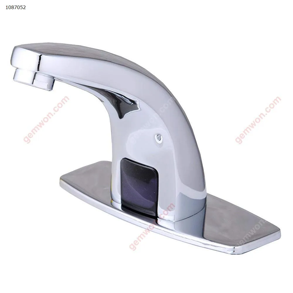 Picture of Lead Free Automatic Sensor Faucet Cold and Hot Single Handle Bathroom Electrical Basin Robinet Faucet (Copper)