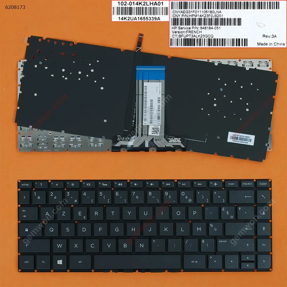 Picture of HP Pavilion 14-ab BLACK (backlit,Without FRAME,Win8)