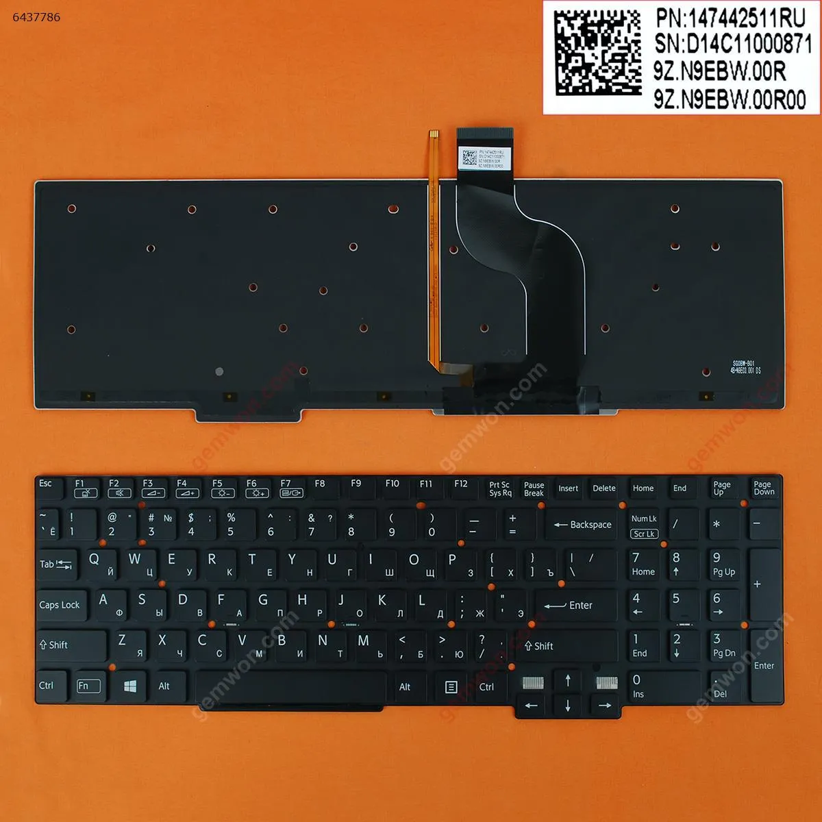 Picture of Sony Vaio SVT15 BLACK(Backlit,For Win8)