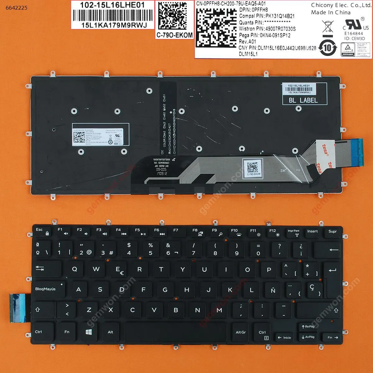 Picture of DELL Inspiron Gaming 14 7466 BLACK(Backlit,Win8)