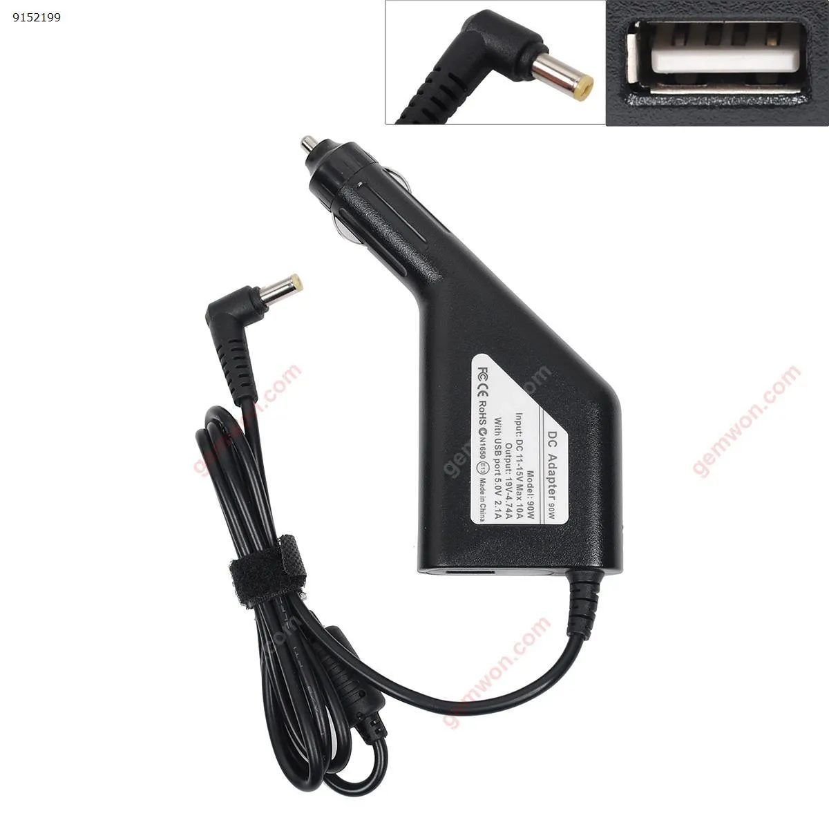 Picture of Acer Acer charger 4741g 4820t laptop adapter 19v4.74A car charging source line