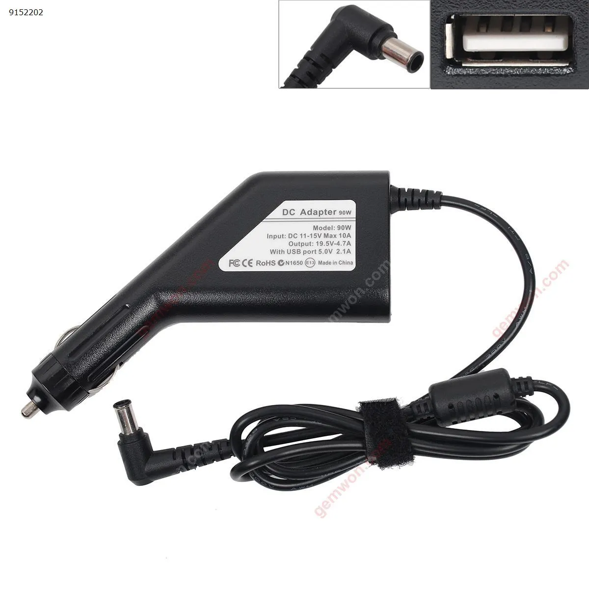 Picture of SONY Sony laptop power adapter 19.5V4.7A 19.5V3.9A computer car charging source line