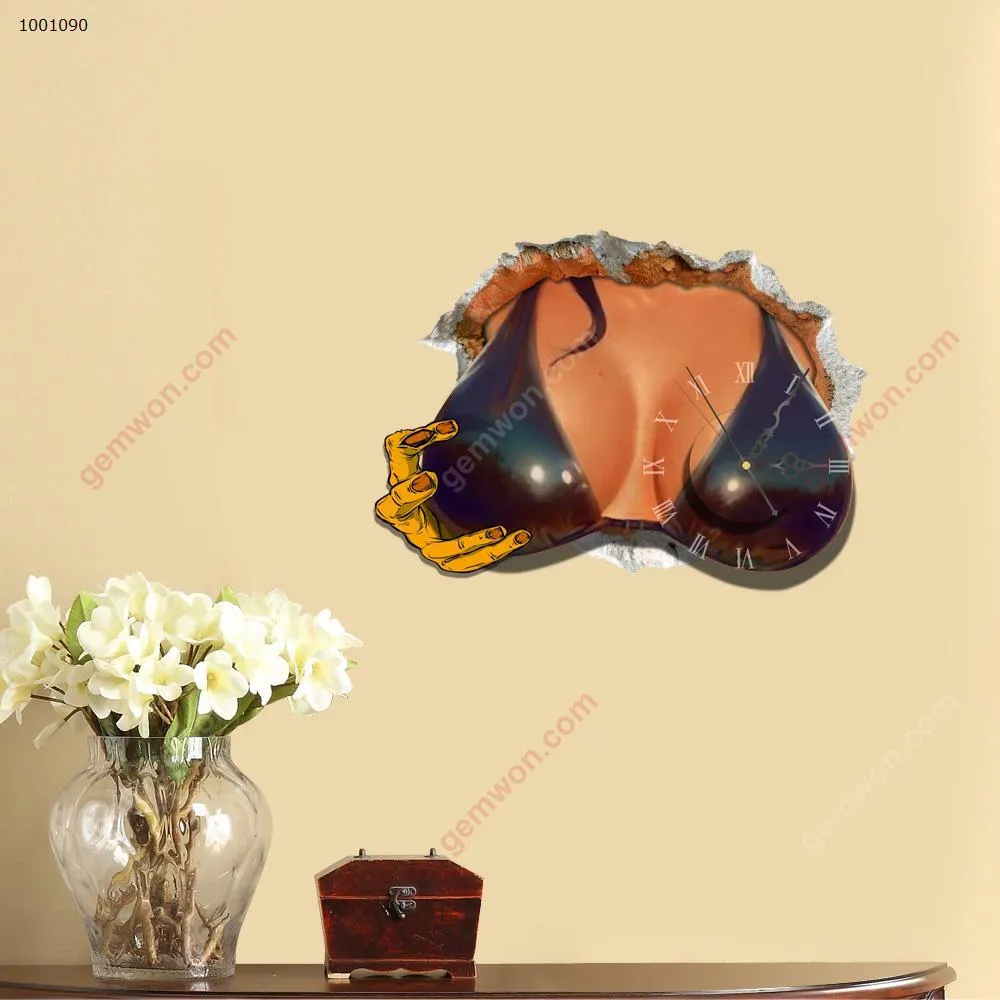 Picture of Wall Clock 3D  Sticker Home Room Decor Gift SZ090
