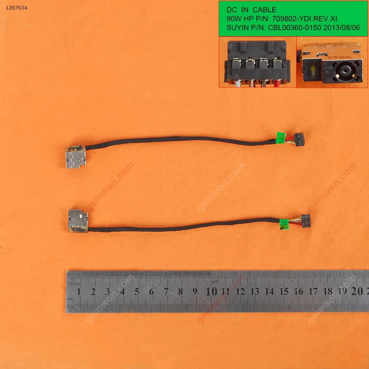 Picture of HP ENVY 709802-yd1 17e 15-J030US 15-J031NR 15-J032 709802-sd1,Pavilion 15-e(with cable)