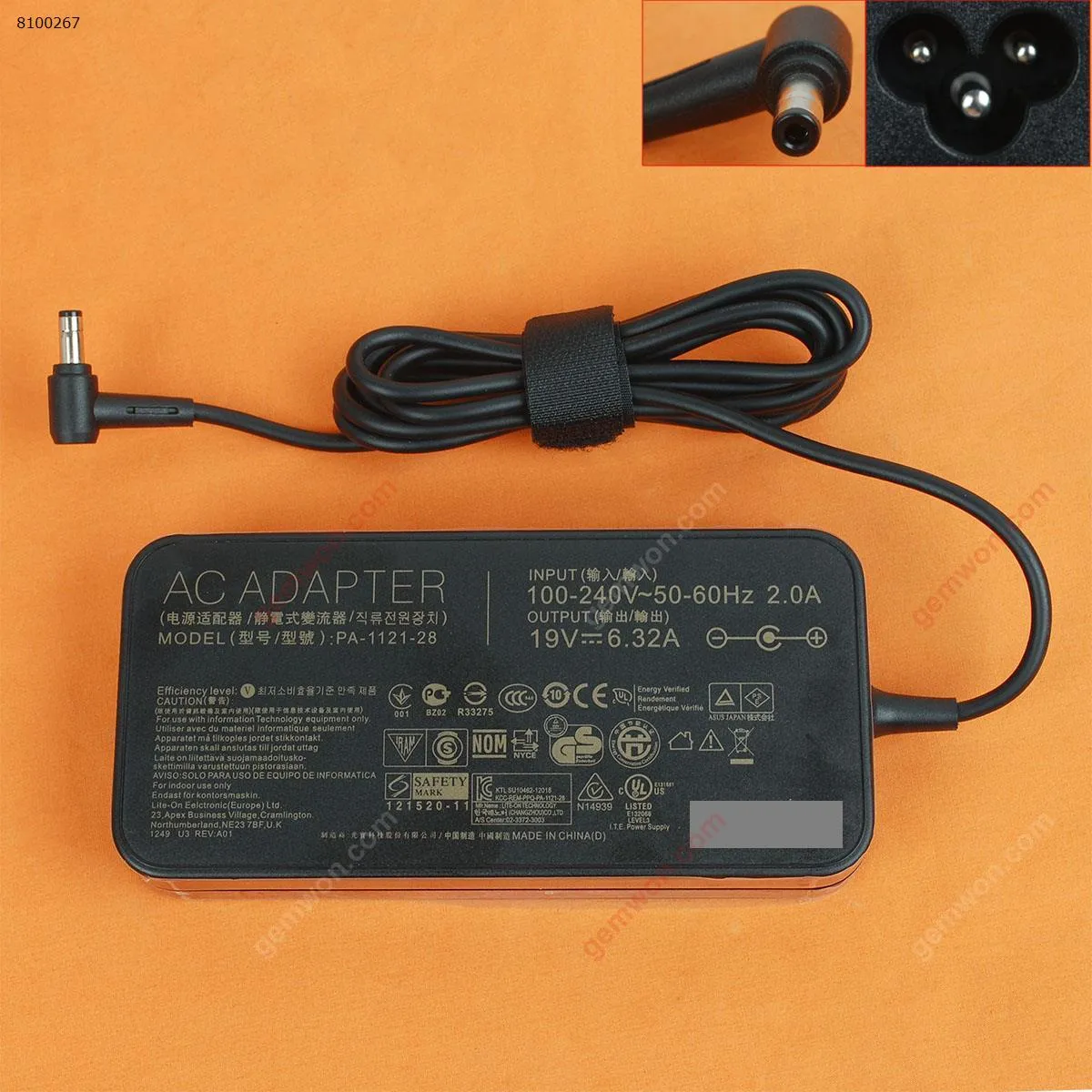 Picture of Asus 19V 6.32A Φ5.5x2.5mm (Quality：A+)