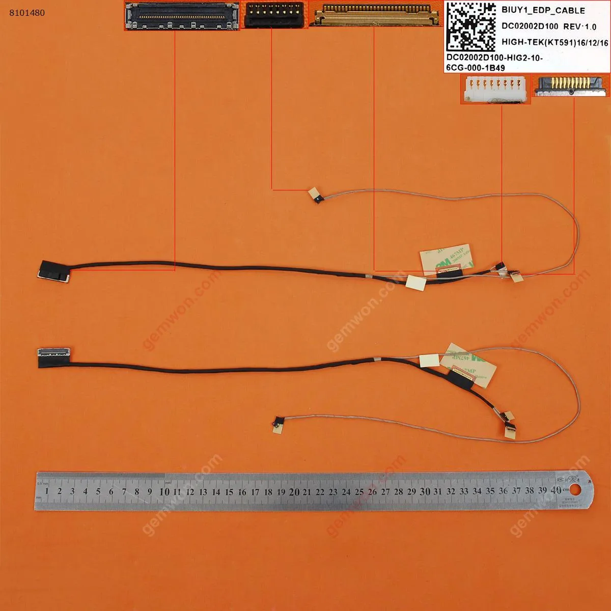 Picture of Laptop LCD/LED cable for Lenovo Flex 4-1480 Flex4 1435 1470 Yoga 510-14IKB，ORG