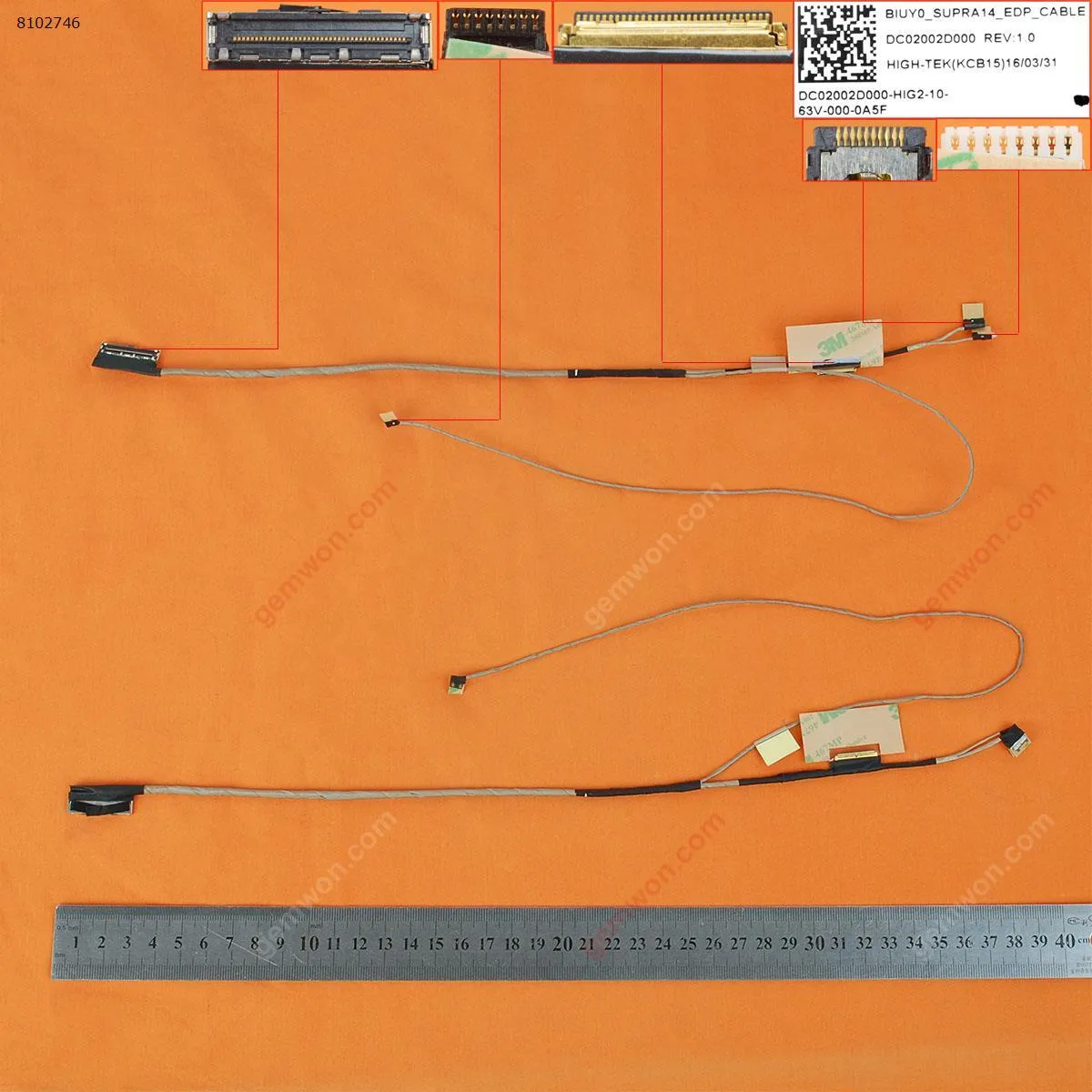 Picture of Laptop LCD/LED cable for Lenovo Flex 4-1480 Flex4 1435 1470 Yoga 510-14IKB，ORG