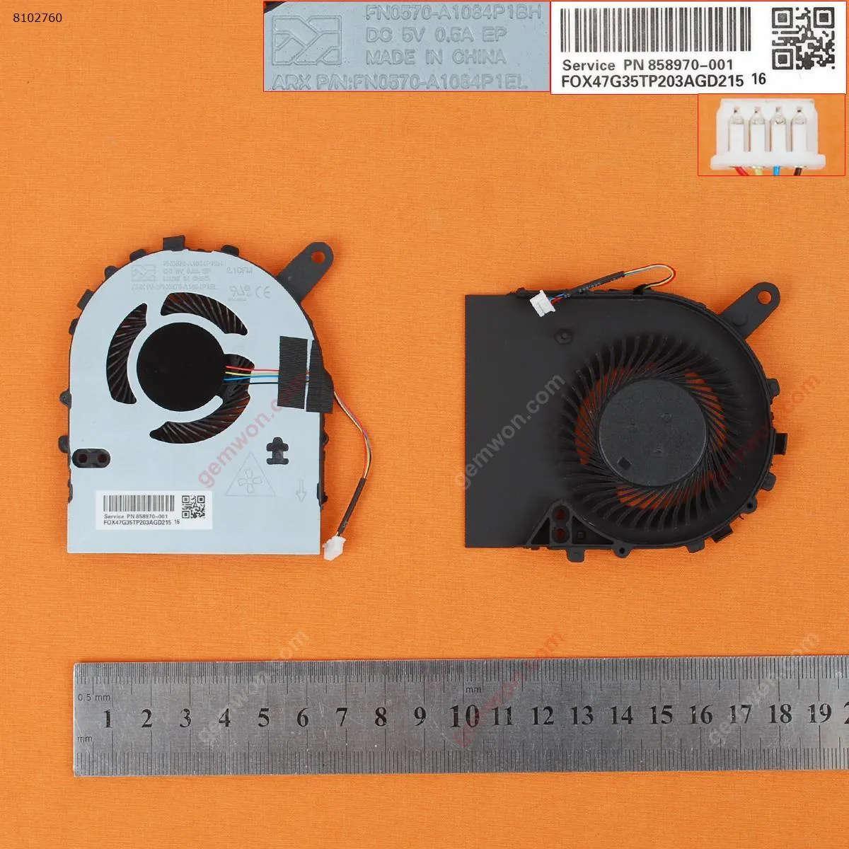Picture of Laptop fan for DELL Inspiron 14 7460 14-7460(OEM)