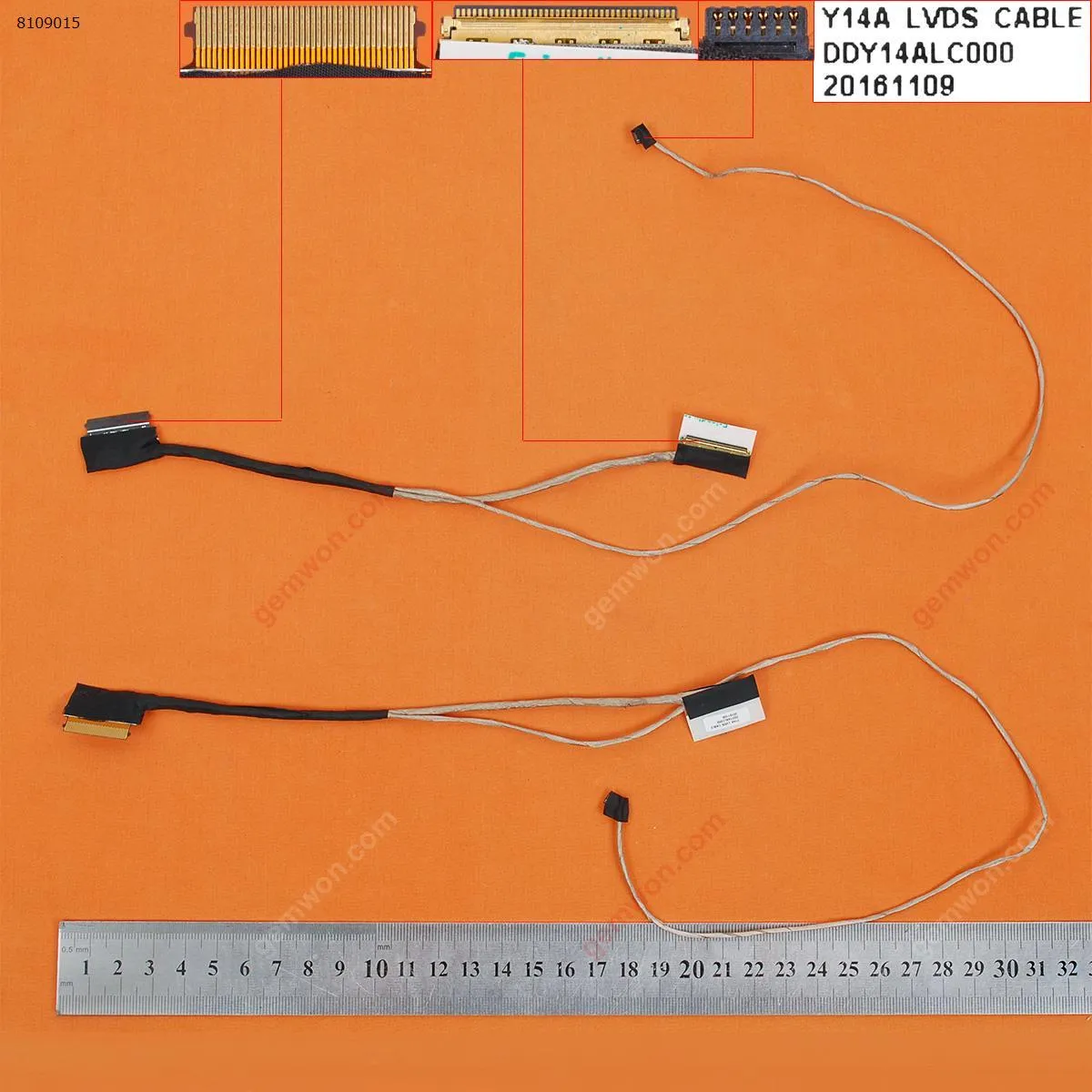 Picture of Laptop LCD/LED cable for HP Envy 15-K Without Touch，ORG