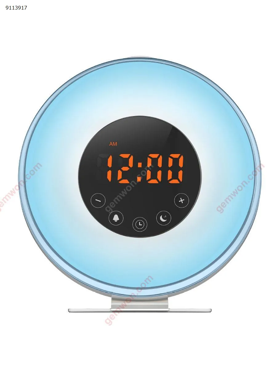 Picture of Multifunctional natural wake-up light Sunrise sunset wake up light with radio wake-up clock alarm clock