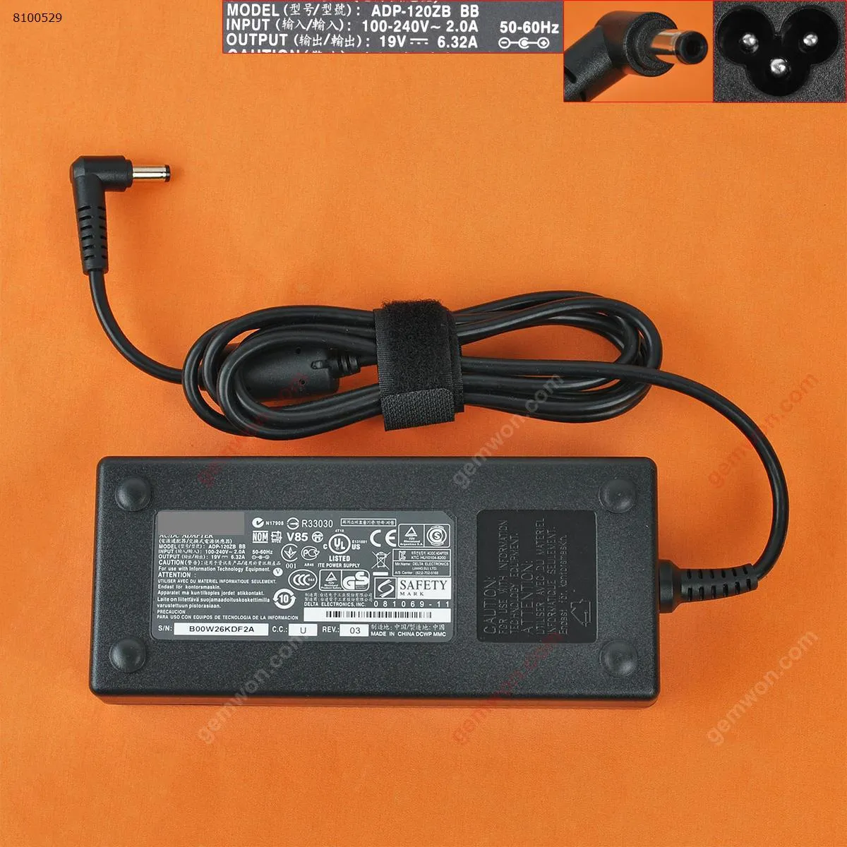 Picture of Asus 19V 6.32A Φ5.5x2.5mm (Quality：A+)   - OLD DESIGHN