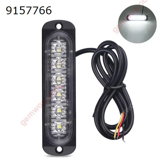 Picture of 12-24v 6LED Ultra-thin strobe light Warning light 6 lights For cars/motorcycles/trucks/trucks