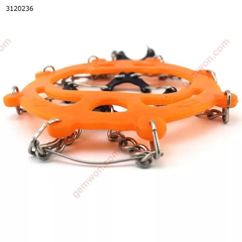 Picture of Outdoor Concave-convex Skid Resistance TrekkingShoes Addition，8 Gears Ice Nail,Orange