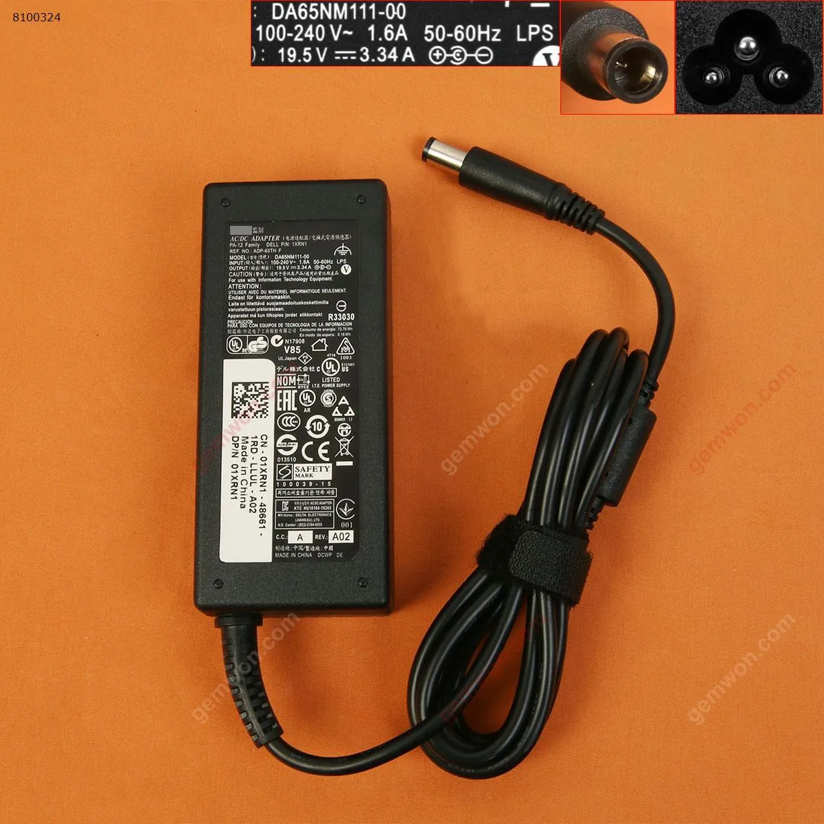 Picture of Dell 19.5V 3.34A 65W (PA-12)(Quality：A+)