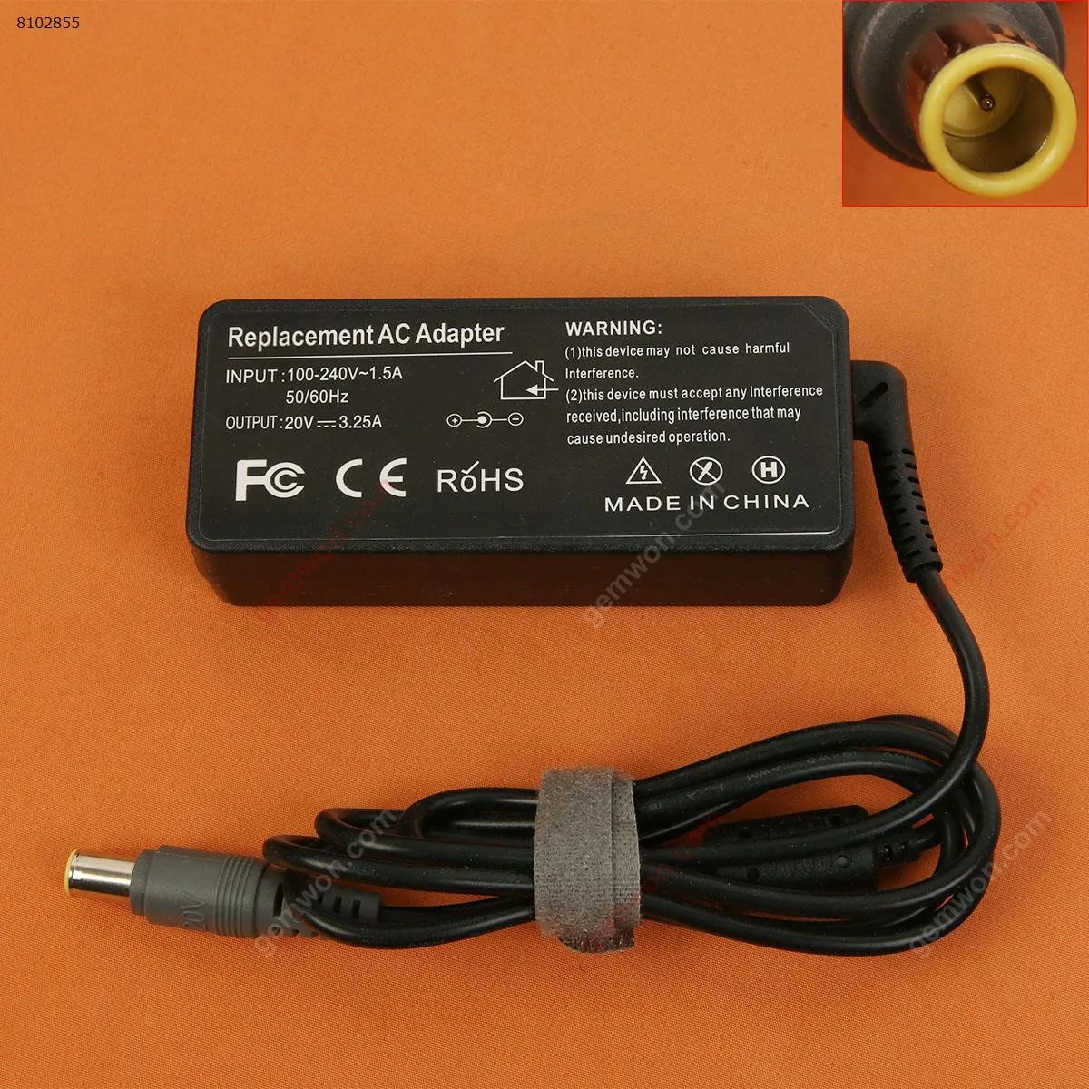 Picture of Lenovo 20V 3.25A 65W Φ7.9*5.5mm(High Copy)