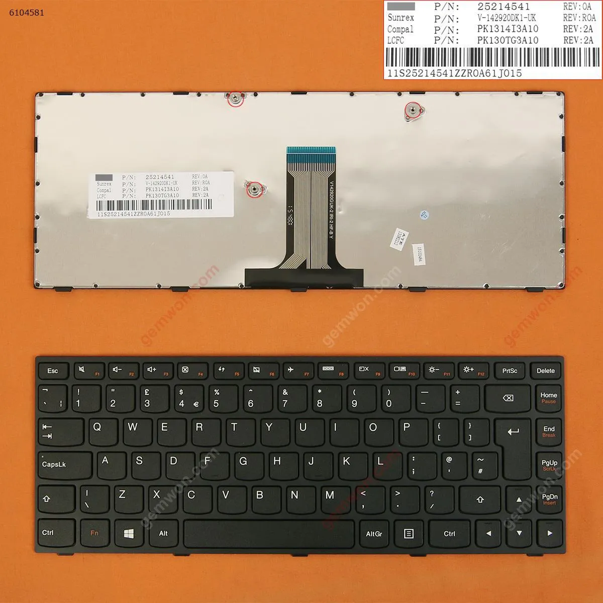 Picture of LENOVO G40-70 Flex 2 14 BLACK FRAME BLACK(For Win8)