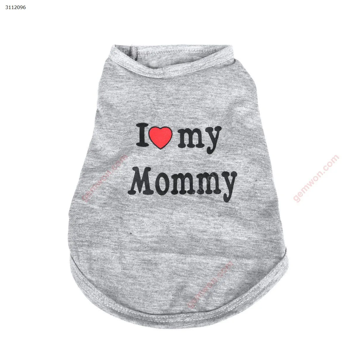 Picture of Pet clothing, gray mommy S code