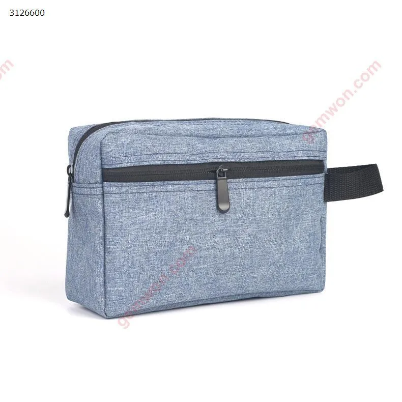 Picture of Travel cosmetic bag waterproof Handbag for outdoor sports Blue