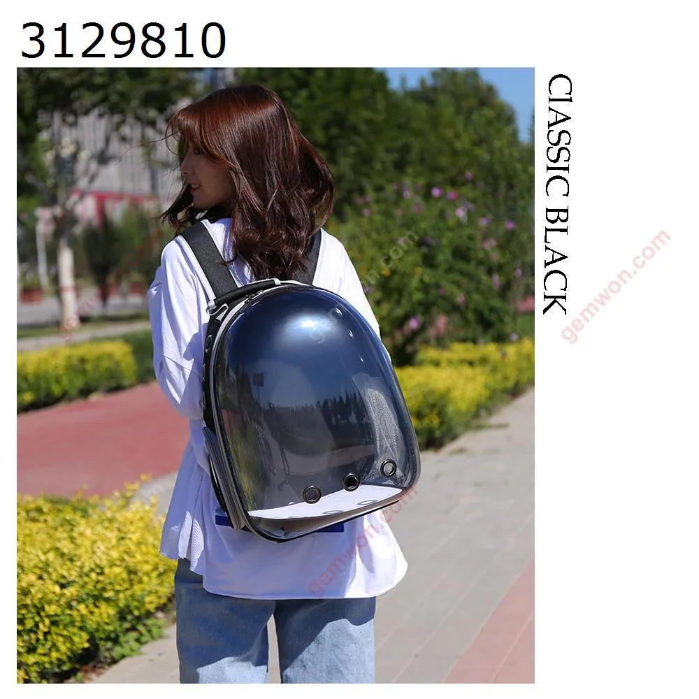 Picture of Cat panoramic transparent capsule, portable pet breathable backpack（Classic black）