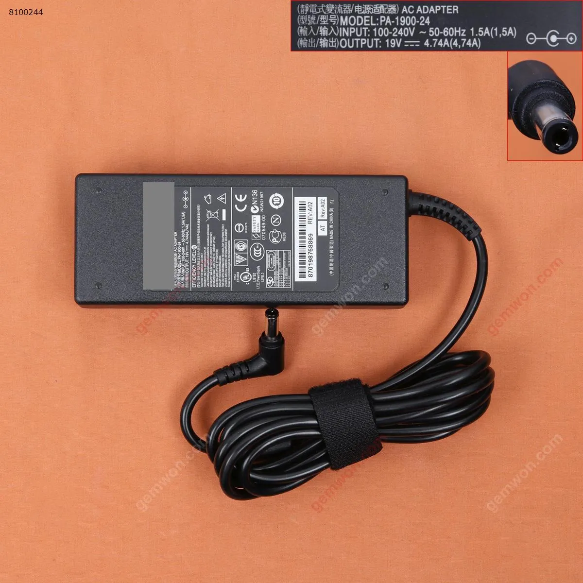Picture of Asus 19V 4.74A 90W Φ5.5x2.5mm (Quality：A+) 