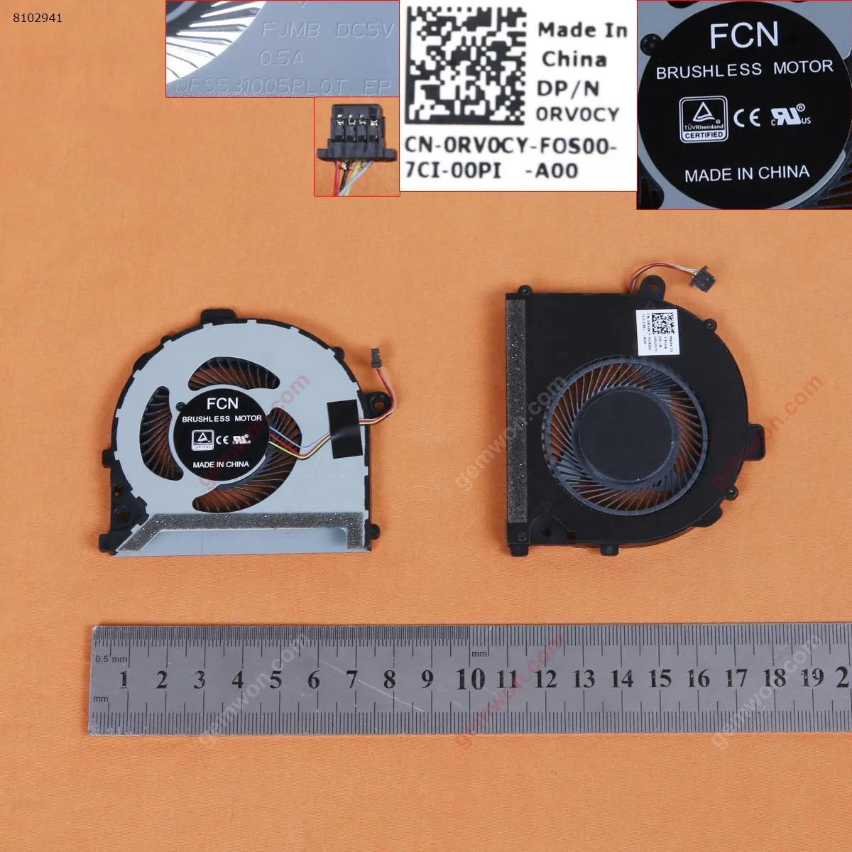 Picture of DELL Vostro 0RV0CY 13 5000 5370  (For CPU fan,Original)