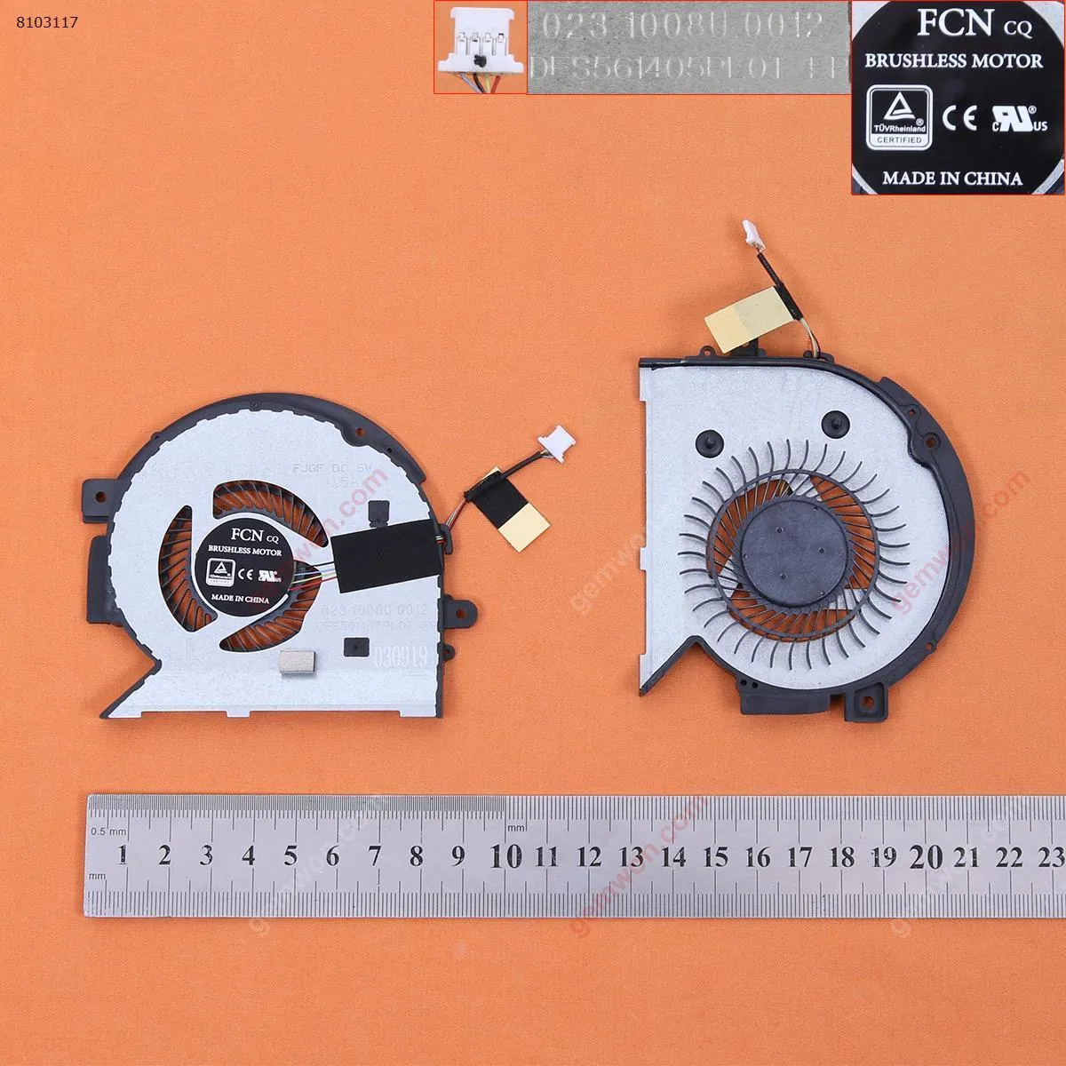 Picture of Laptop fan for HP Envy 15-BQ 15M-BQ 15-BQ008CA 15M-BQ021DX 15M-BQ121DX( For CPU Fan,Original)