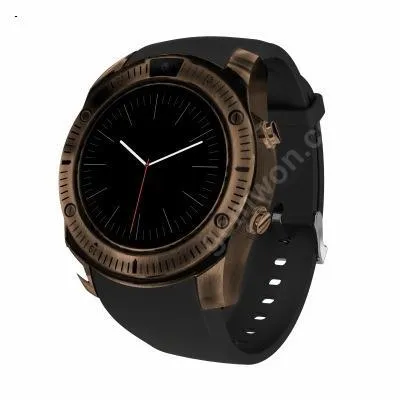 Picture of KY003 Smart Watch Full Circle Screen Retro-nostalgia Bluetooth Plug-in Card Motorimeter Walking Phone Wearing Retro-gold
