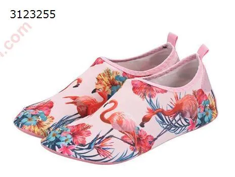 Picture of Flamingo pattern beach shoes（blue, L code）