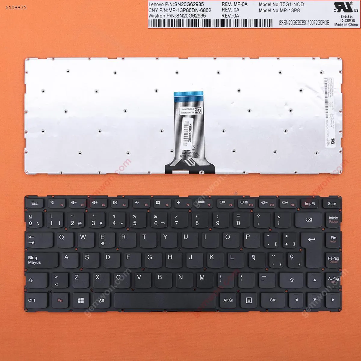 Picture of Lenovo S41-35 S41-70 S41-75 U41-70 BLACK(Without FRAME ,WIN8) OEM