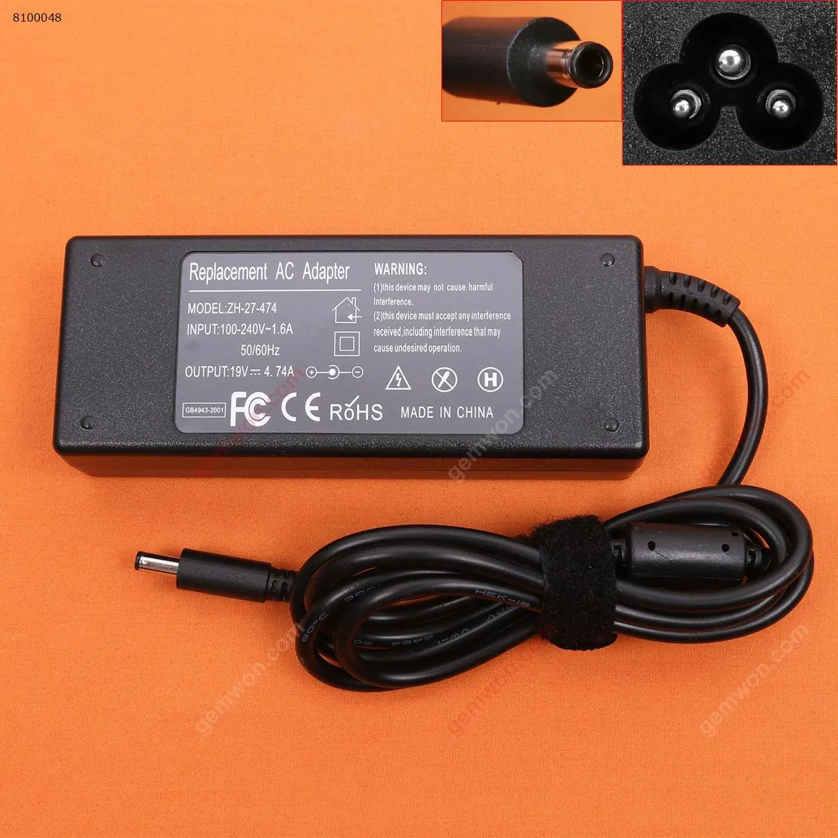 Picture of ASUS 19V 4.74A 90W Φ4.5x3.0x0.7mm (High Copy)